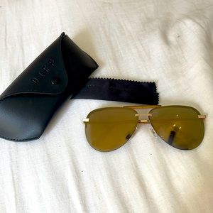 DIFF EYEWEAR TAHOE MIRRORED AVIATORS